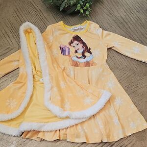 Bell Dress With Hooded Cape Size 5/6